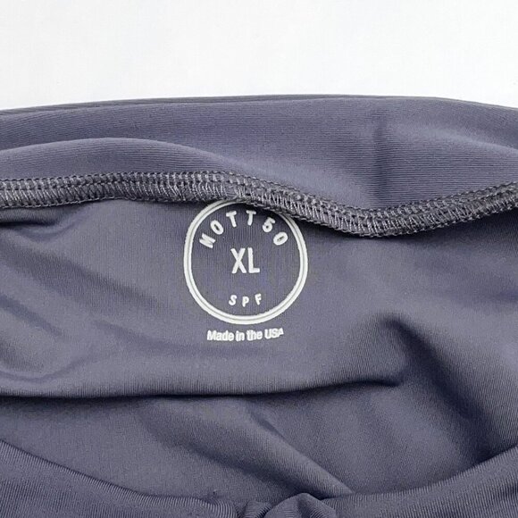 NEW Mott50 Grey Sun Protective Swim Dress UPF 50 Long Sleeves Zipper Front XL - Picture 6 of 11